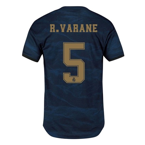 Camiseta Real Madrid NO.5 Varane Segunda equipo 2019-20 Azul